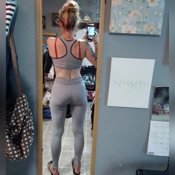 🎈PINK Active🎈BUY 1 GET 1 FREE🎈Seamless Logo Leggings Sz S - Picture 11 of 15